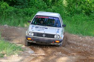 Adam VanDamme / Morgan Engle VW Golf on SS5, Chainsaw Junksin.