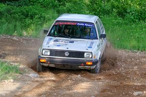 Adam VanDamme / Morgan Engle VW Golf on SS5, Chainsaw Junksin.