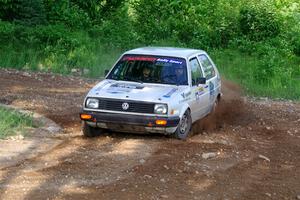 Adam VanDamme / Morgan Engle VW Golf on SS5, Chainsaw Junksin.