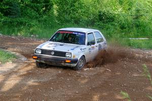 Adam VanDamme / Morgan Engle VW Golf on SS5, Chainsaw Junksin.