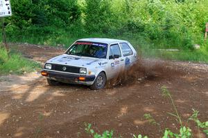 Adam VanDamme / Morgan Engle VW Golf on SS5, Chainsaw Junksin.