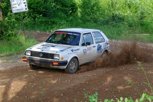 Adam VanDamme / Morgan Engle VW Golf on SS5, Chainsaw Junksin.