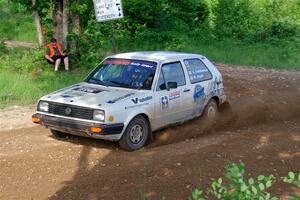 Adam VanDamme / Morgan Engle VW Golf on SS5, Chainsaw Junksin.