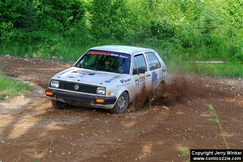 Adam VanDamme / Morgan Engle VW Golf on SS5, Chainsaw Junksin.