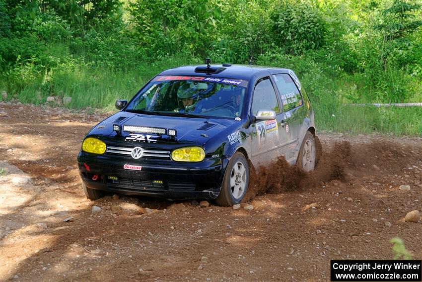 Chase Blakely / Mike Callaway VW GTI on SS5, Chainsaw Junksin.