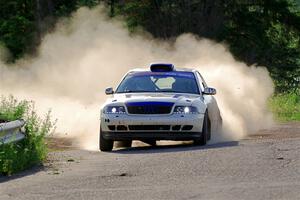 Tim Michel / Alex Ferencz Audi A4 Quattro on SS6, Camp 3 South.
