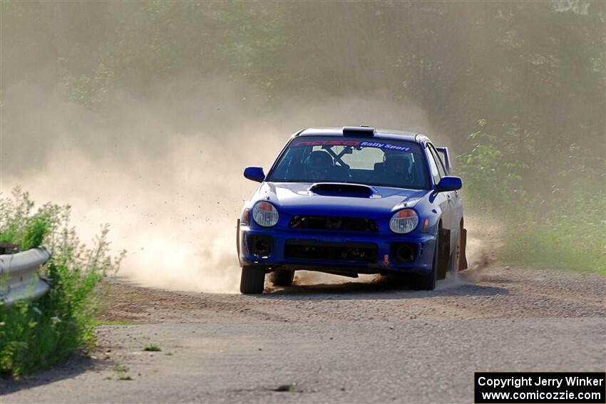 Jimmy Pelizzari / Bryce Proseus Subaru WRX on SS6, Camp 3 South.