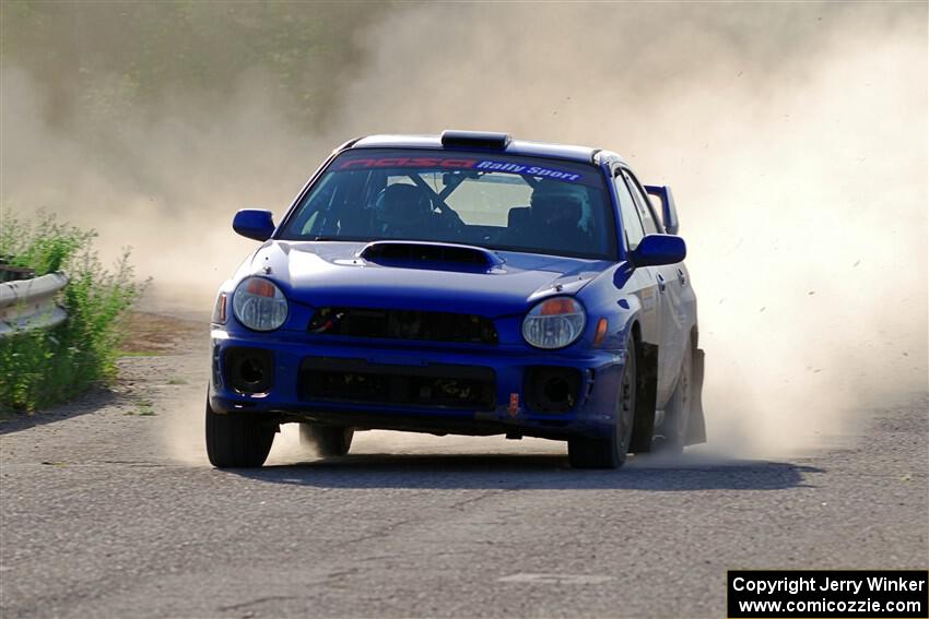 Jimmy Pelizzari / Bryce Proseus Subaru WRX on SS6, Camp 3 South.