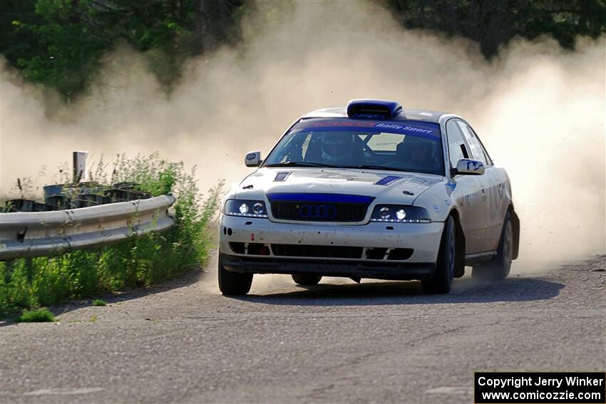 Tim Michel / Alex Ferencz Audi A4 Quattro on SS6, Camp 3 South.