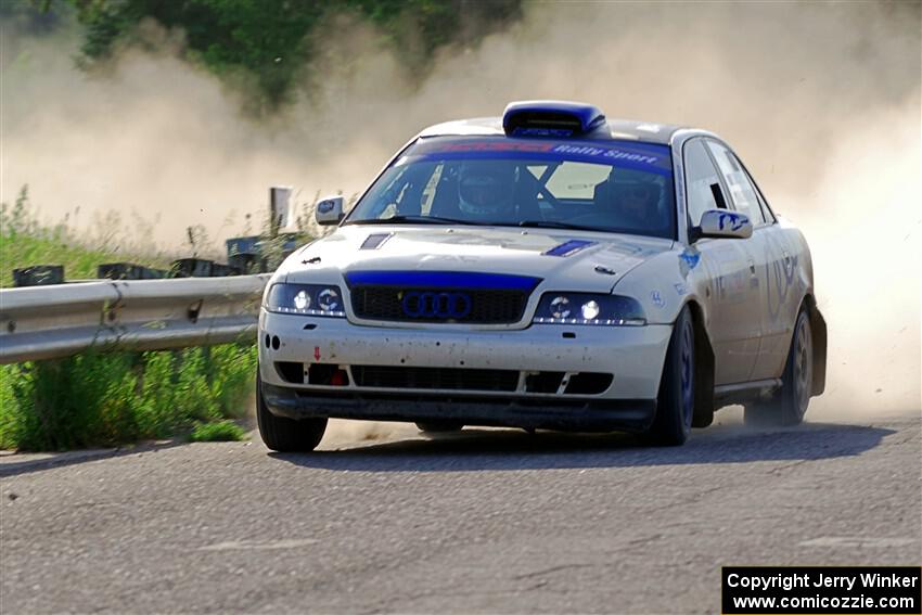 Tim Michel / Alex Ferencz Audi A4 Quattro on SS6, Camp 3 South.