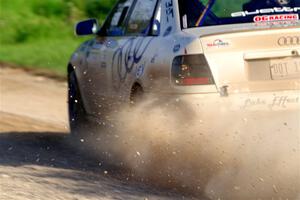 Tim Michel / Alex Ferencz Audi A4 Quattro on SS6, Camp 3 South.