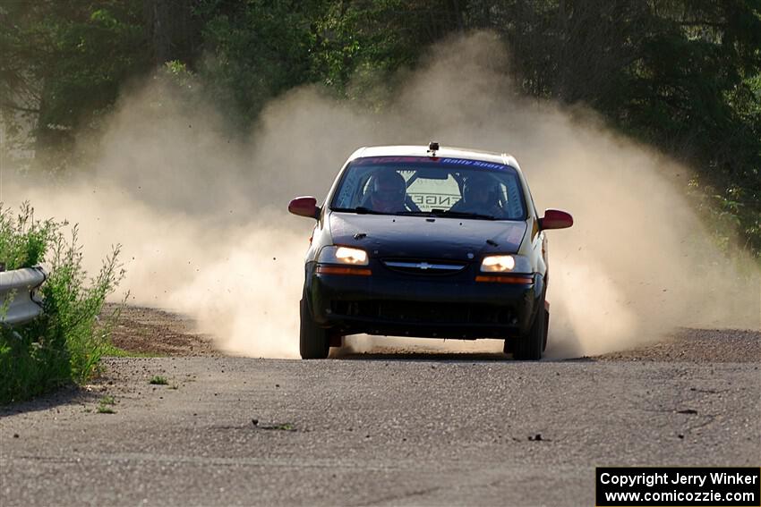 James Walker / Yannis Burnell Chevy Aveo on SS6, Camp 3 South.