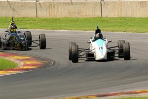 Ava Hanssen's Mygale FF-AHR and Ayrton Cahan's Van Diemen RF00
