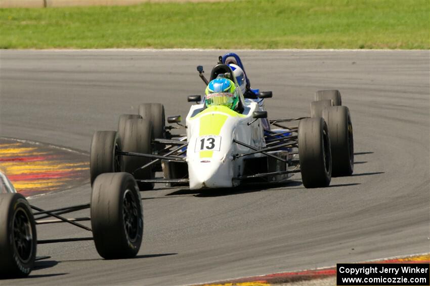 Ethan Tovo's Mygale FF-E and Timothy Steele's Van Diemen RF02
