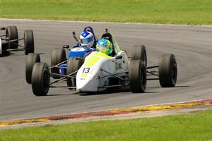 Ethan Tovo's Mygale FF-E and Timothy Steele's Van Diemen RF02