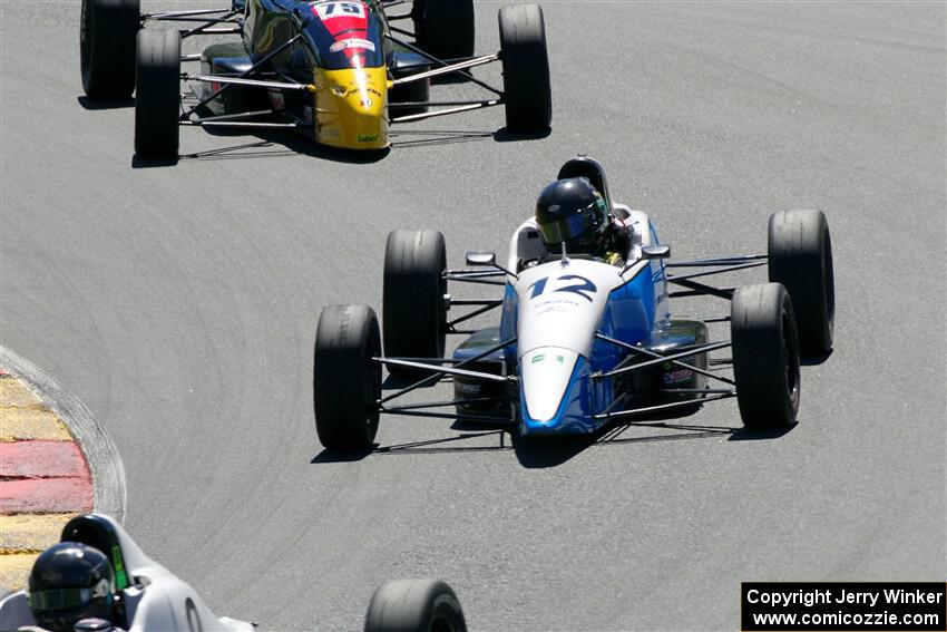 Bob Reid's Spectrum 015 and Jay Messenger's Van Diemen RF99