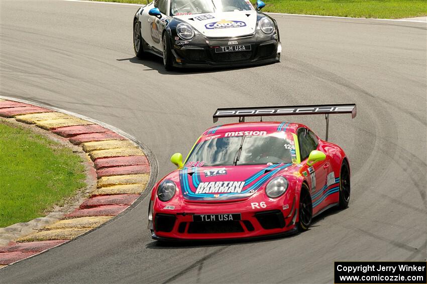 James Hamman's and Tomas Ballester's Porsche GT3 Cups