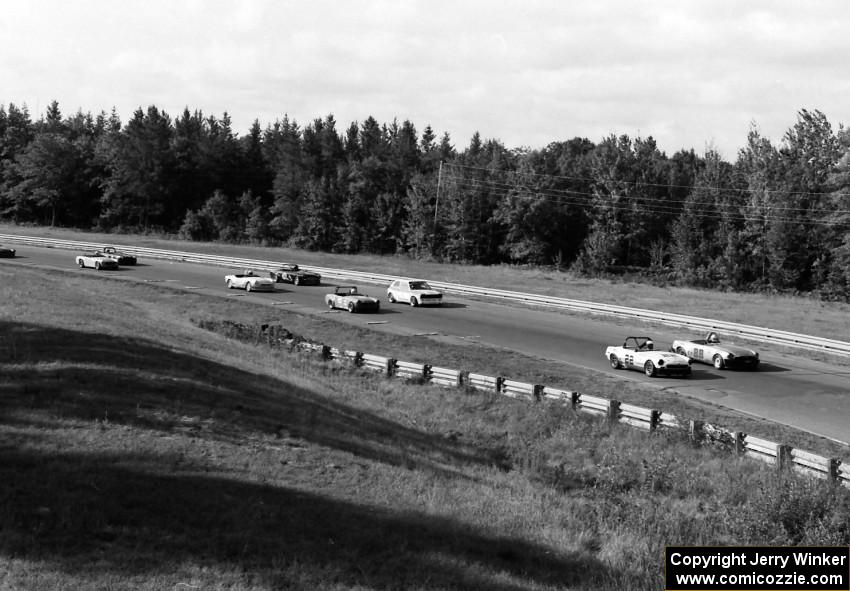 National race group 1 heads out out turn 9.