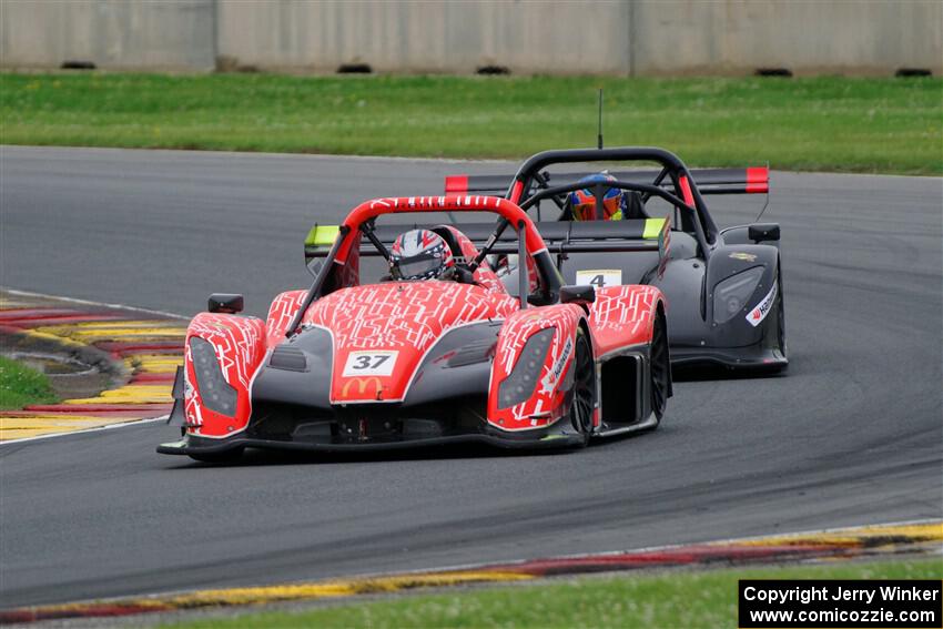 Jon Field's Radical SR10 and Andy Lowe's Radical SR3 XXR 1500