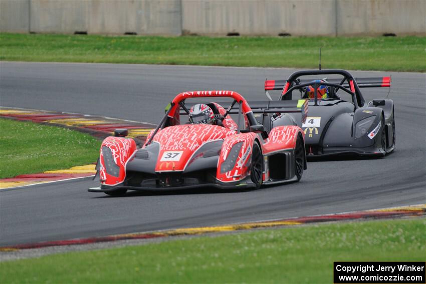 Jon Field's Radical SR10 and Andy Lowe's Radical SR3 XXR 1500