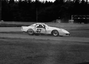 Jerry Hansen's Chevy Corvette practiced but did not compete