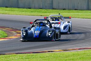Chris Huhn's Radical SR3 XXR 1500 and Vaughn Glace's Radical SR3 XXR 1500