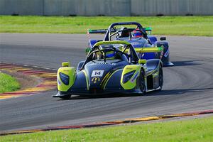 Aaron Zeigler's Radical SR3 XXR 1340 and Dermot Ennis' Radical SR3 XXR 1340