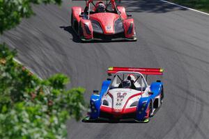 Steve Jenks' Radical SR10 XXR and Jon Field's Radical SR10