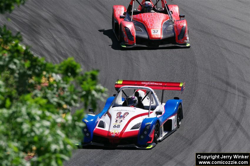 Steve Jenks' Radical SR10 XXR and Jon Field's Radical SR10