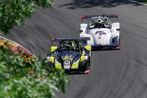 Spencer Schmidt's Radical SR3 XXR 1500 and Vaughn Glace's Radical SR3 XXR 1500