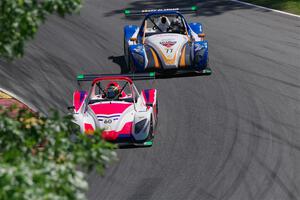 Mike D'Ambrose, Sr.'s Radical SR3 XX 1340 and Brady Clapham's Radical SR3 XX 1340