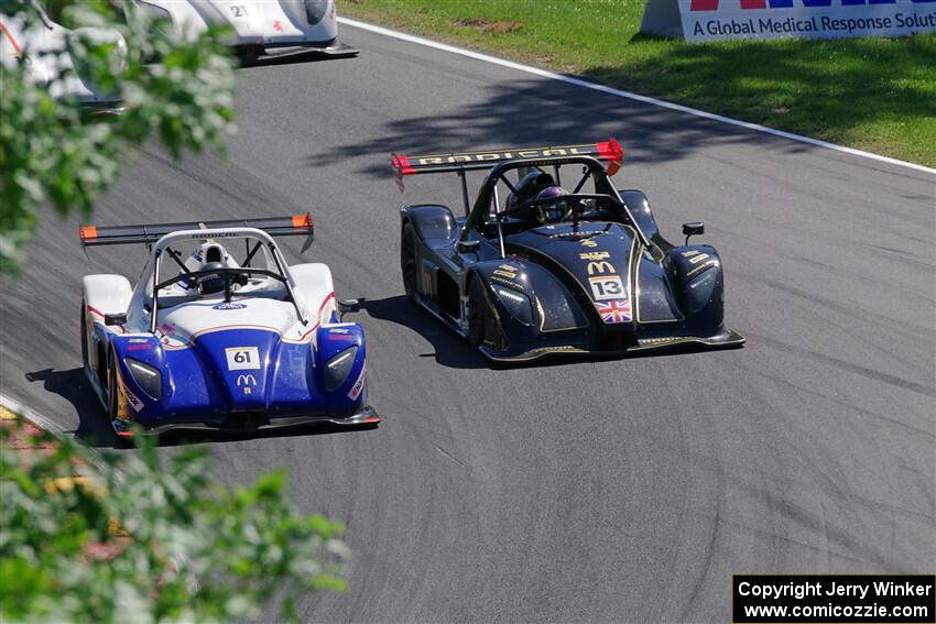 Mike Anzaldi's Radical SR3 XXR 1500 and Arul Venkatesh's Radical SR3 XXR 1500