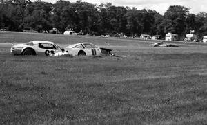 Art Siri, Jr.'s Chevy Monza, Ralph Kent-Cooke's Chevy Camaro and Bard Boand's Chevy Corvette all crashed out on lap 1.