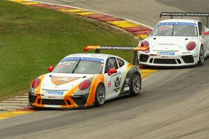 Chris Bellomo's and Conor Flynn's Porsche GT3 Cups