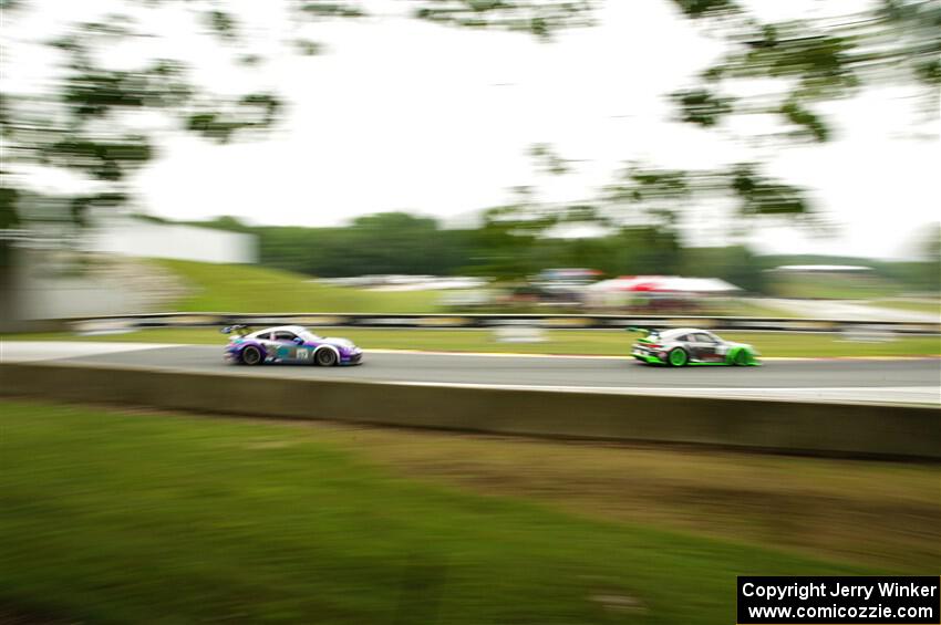 Curt Swearingin's and John Goetz's Porsche GT3 Cups