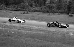 Tim Burns's Crossle 50F and Rick Gonzales's Crossle 32F Formula Fords