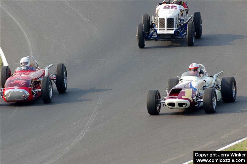 1953 Kurtis 500B/Offenhauser,1964 Watson/Offenhauser Sheraton-Thompson Special and 1933 Ford Detroit Gasket Special