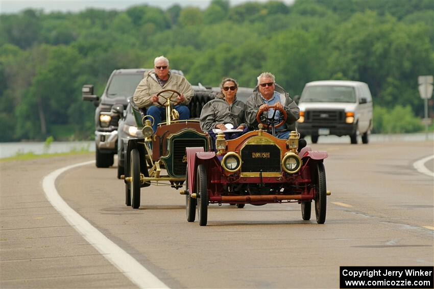 Paul Schaefer's 1909 Brush and Pat McDivitt's 1906 Ford Model F
