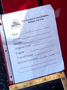 Special feature on Joyce Pellow's 1908 Ford