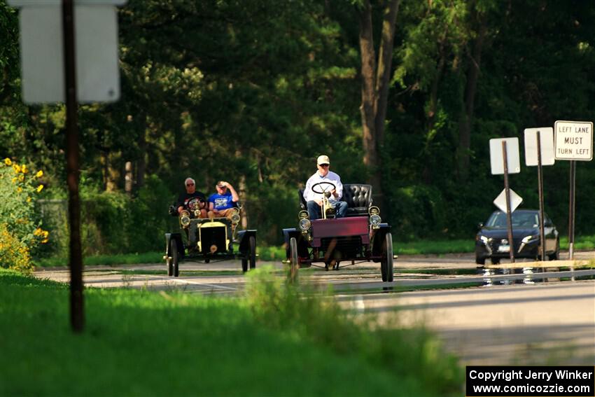 Tim Wiggins' 1904 Ford and Dave Shadduck's 1907 Ford