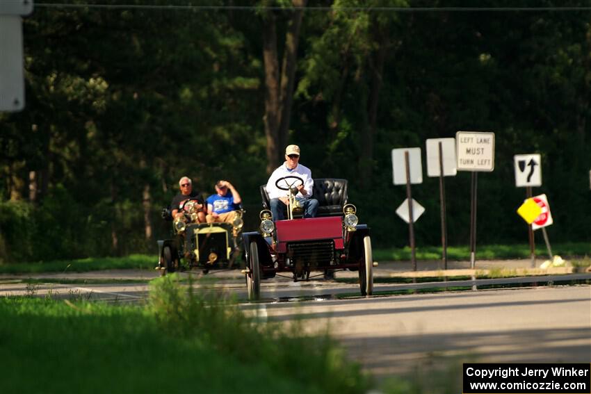Tim Wiggins' 1904 Ford and Dave Shadduck's 1907 Ford