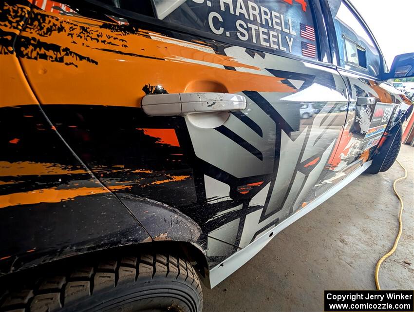 Cameron Steely / Steve Harrell Ford Focus RS heads through the tech line.