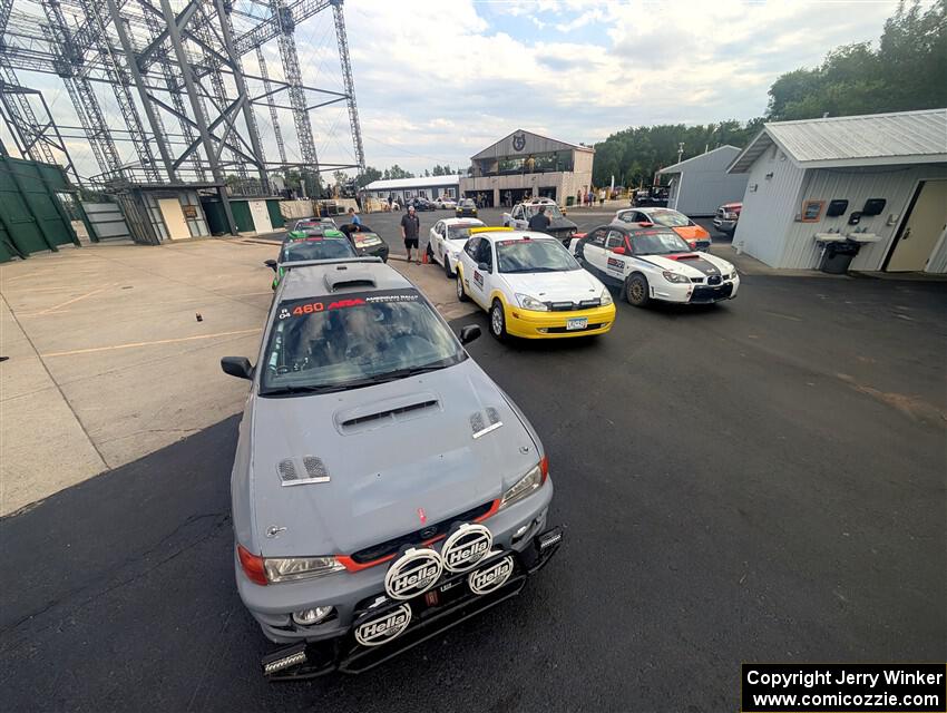 Josh Kemp / Danielle Kemp Subaru Impreza at parc expose at Soo Pass Ranch.