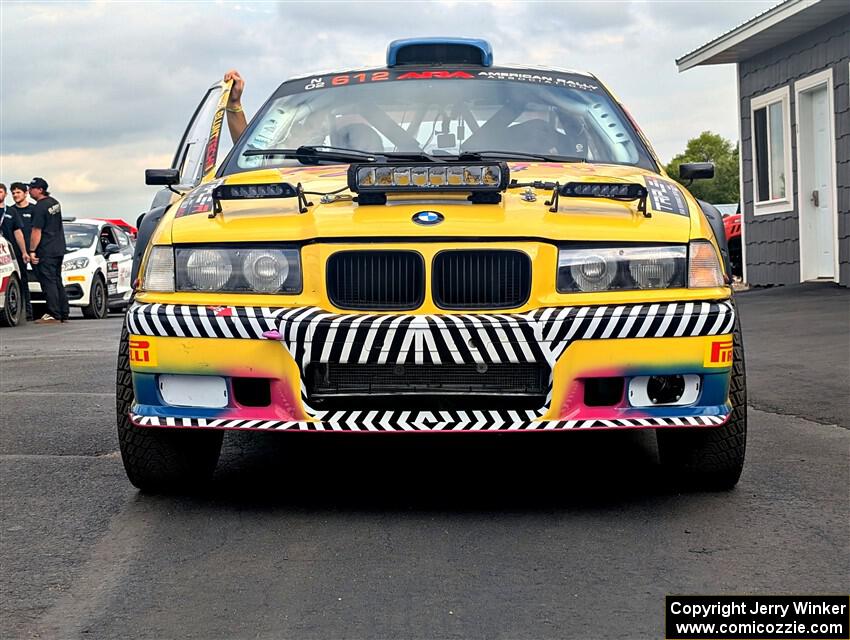 Matt Nykanen / Lars Anderson BMW 328i at parc expose at Soo Pass Ranch.