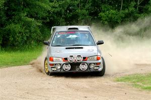 Josh Kemp / Danielle Kemp Subaru Impreza on SS1, Soo Pass I.