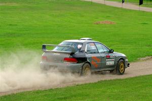 Josh Kemp / Danielle Kemp Subaru Impreza on SS1, Soo Pass I.