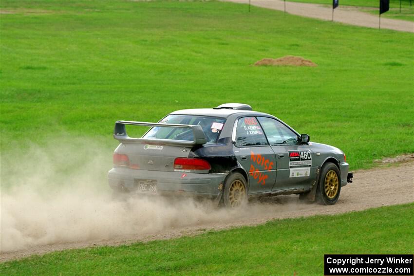 Josh Kemp / Danielle Kemp Subaru Impreza on SS1, Soo Pass I.