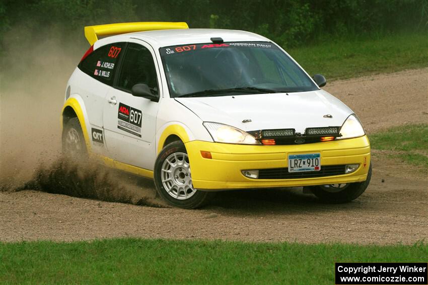 Drake Willis / Jacob Kohler Ford Focus ZX3 on SS1, Soo Pass I.