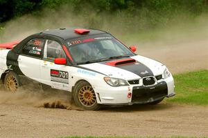 Jason Cook / Maggie Tu Subaru WRX on SS1, Soo Pass I.