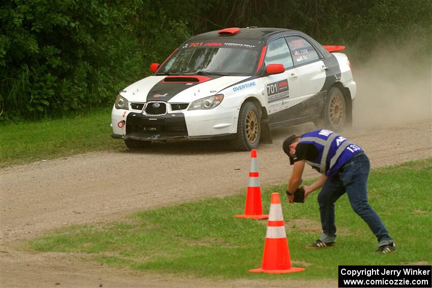 Jason Cook / Maggie Tu Subaru WRX on SS1, Soo Pass I.